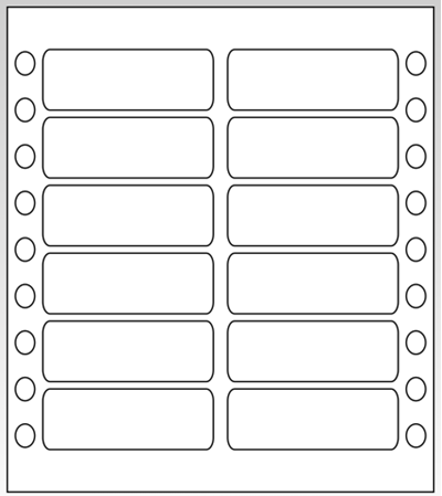 35 mm x 77 mm Yuvarlak Kenar ( 10 Paket )